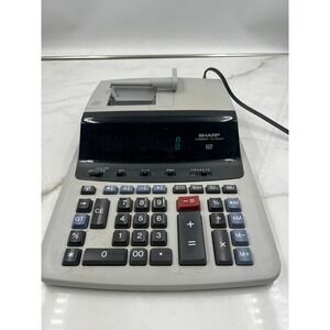 Sharp Compet VX 2652H Electronic Calculator with Printer 12 Digit Gray